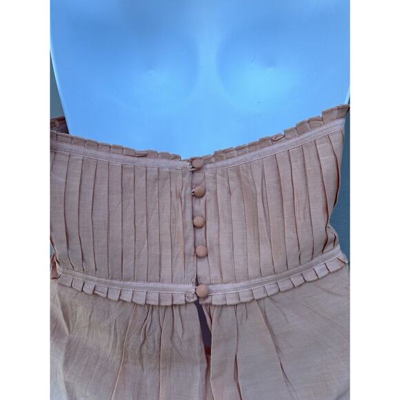 St Roche Dream Maxi Dress Halter Pockets Pink Black Resortwear Silk Blend Sz 10 - Picture 14 of 15